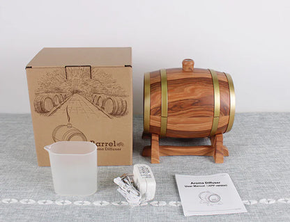 Smart Aromatherapy Diffuser 350ML – Elegant 3-in-1 (Diffuser, Humidifier &amp; Bluetooth Speaker)