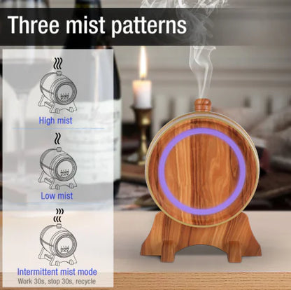 Smart Aromatherapy Diffuser 350ML – Elegant 3-in-1 (Diffuser, Humidifier &amp; Bluetooth Speaker)
