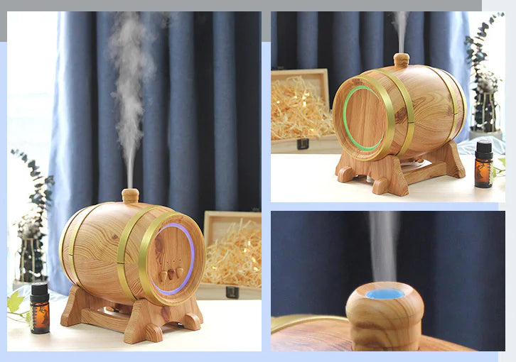 Smart Aromatherapy Diffuser 350ML – Elegant 3-in-1 (Diffuser, Humidifier &amp; Bluetooth Speaker)