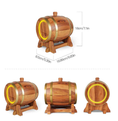 Smart Aromatherapy Diffuser 350ML – Elegant 3-in-1 (Diffuser, Humidifier &amp; Bluetooth Speaker)