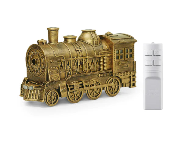 Vintage Locomotive Essential Oil Diffuser with LED Mood Lighting