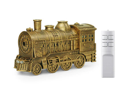 Vintage Locomotive Essential Oil Diffuser with LED Mood Lighting